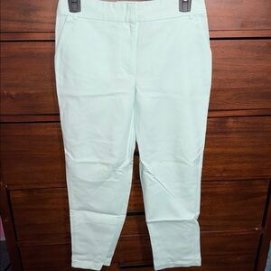 Boutique | Light Blue Mint Crop Dress Pants